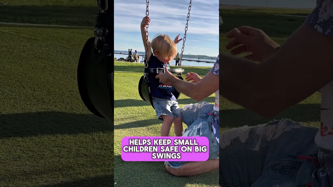 Swing Safety Hack! Use your Belt As a Seatbelt! 