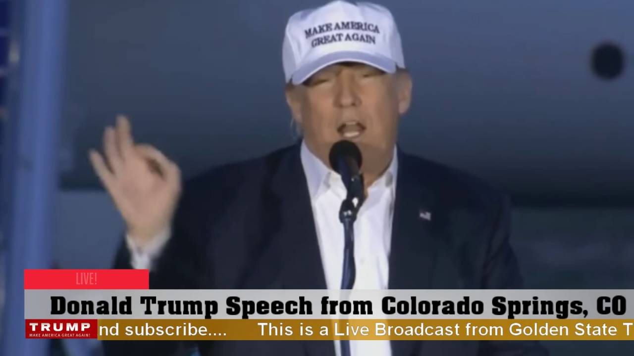 Live Stream:Donald Trump Rally from Colorado Springs, CO (9-17-16) trump amazonia