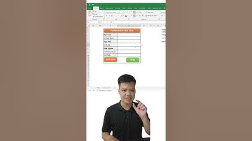 Form nhập dữ liệu tự động trong excel #phongexcel #LearnOn #xemngaymeohay #thanhcongnghe