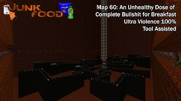 (Doom II) Junkfood - Map60: An Unhealthy Dose of Complete Bullshit for Breakfast (UV-Max) [TAS]