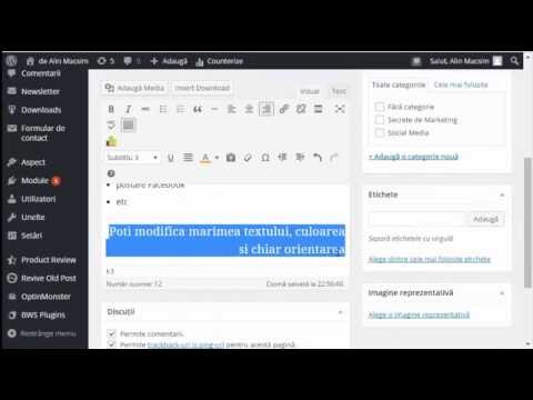 Video: Cum Se Scrie Un Articol De Blog