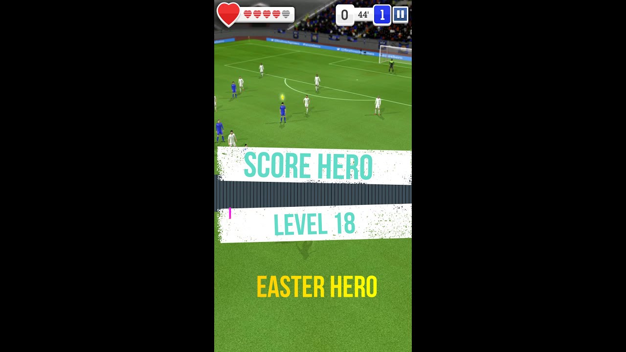 Score! Hero Easter Hero Level 18 I 3 Stars Achieved I Walkthrough I 2020