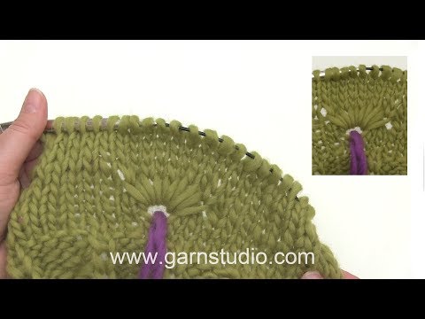 How to work a fan with increases in a stitch