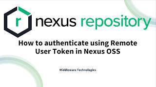 How to authenticate using Remote User Token in Nexus OSS