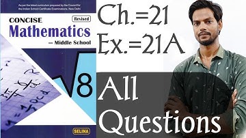 Surface area, volume and Capacity|Chapter-21|Exercise-21A|ICSE Class-8 math|@icsemaths592
