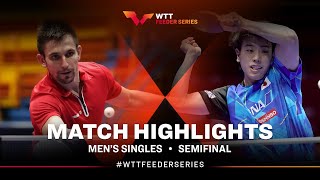 Frane Kojic vs Hiroto Shinozuka | MS SF | WTT Feeder Cappadocia 2024