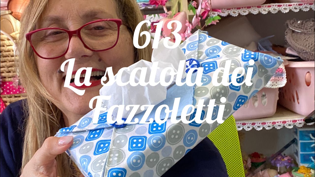 Rivestiamo la scatola dei fazzoletti in mezz’ora
