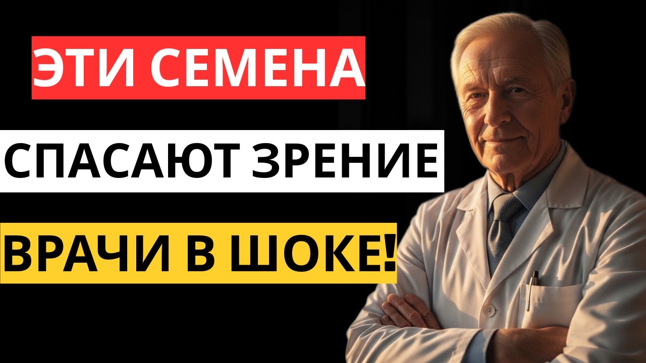 Ешьте эти семена каждый день — зрение после 60 перестаёт падать!