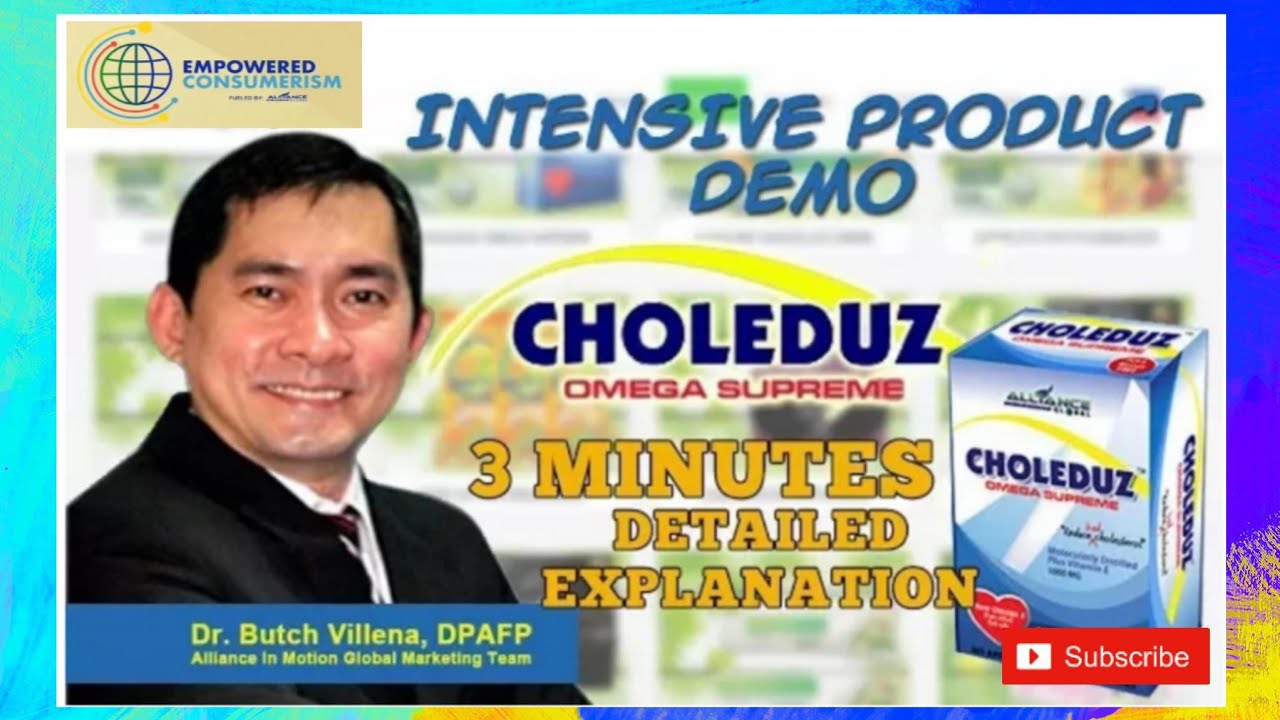 THE CHOLEDUZ PRODUCTS INTENSIVE DEMO By Doc. Butch Villena