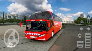 High Decker Neoplan Starliner Coach Bus Drive to Edirne - Bus Simulator Gameplay screenshot 3