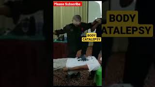 Hypnosis Body Catalepsy