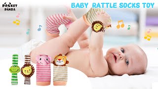 Rattles Wrist for babies 0-6 months, Baby Foot Socks Toy with Wristband for Boy and Girl Infants. screenshot 3