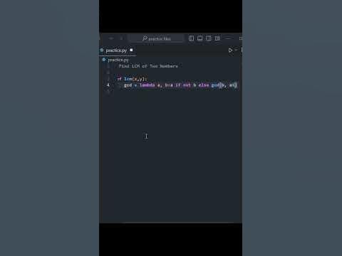 Find LCM | #python #pythonprogramming#coding#learnpython # ...