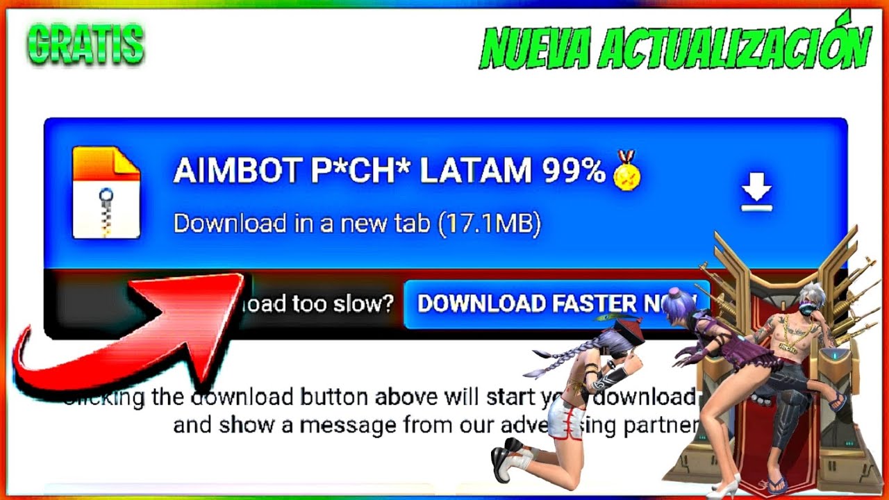 🤯NUEVO AIMBOT PECHO PARA FREE FIRE 🎯 PARA LA NUEVA ACTUALIZACION 🔴 TODO ROJO SIN SUBIR MIRA 👁️✅ 💥