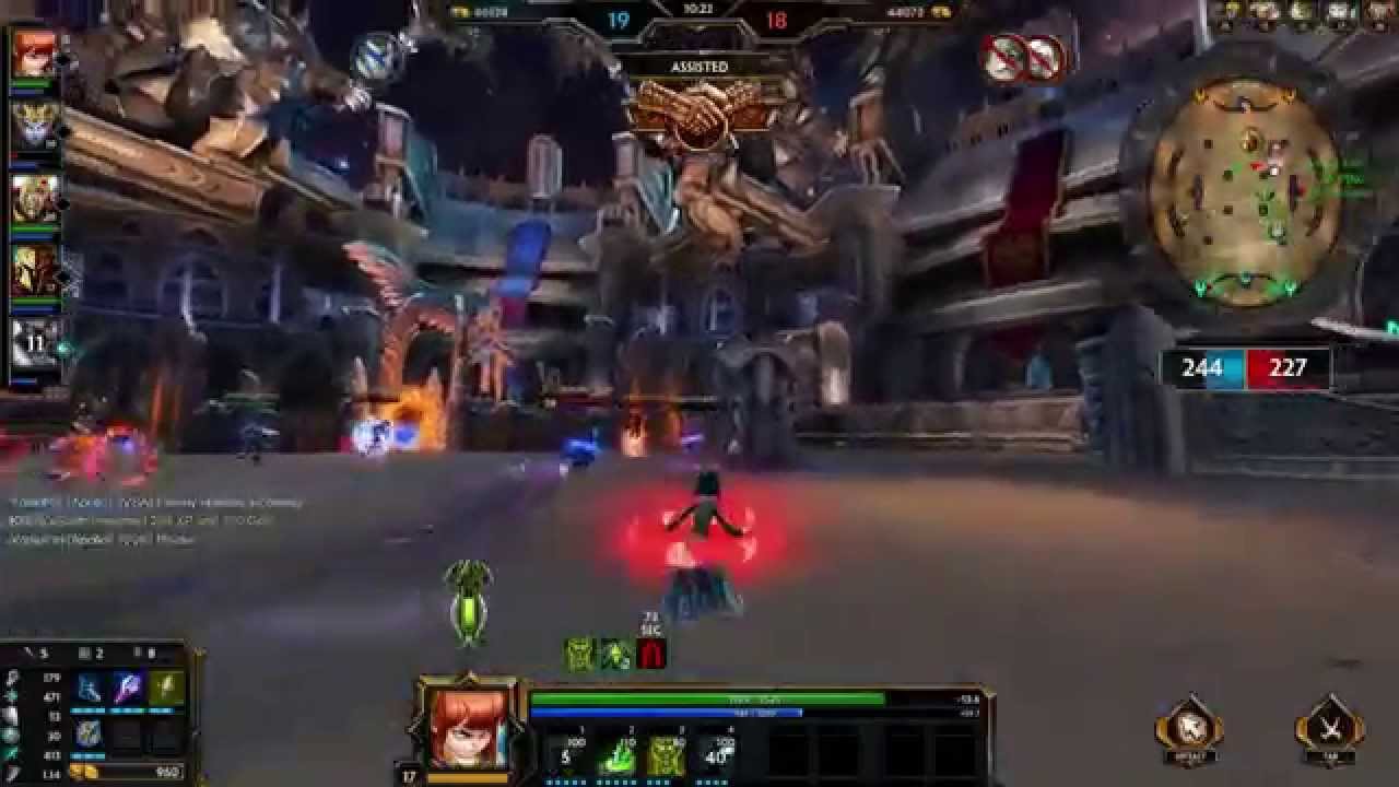 SMITE Arena - Scylla gameplay