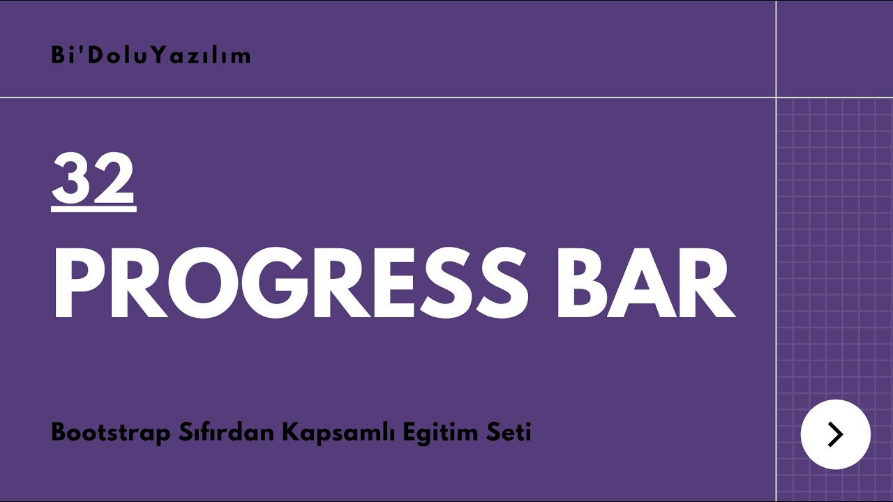 Bootstrap Dersleri -32- Progress Bar - YouTube