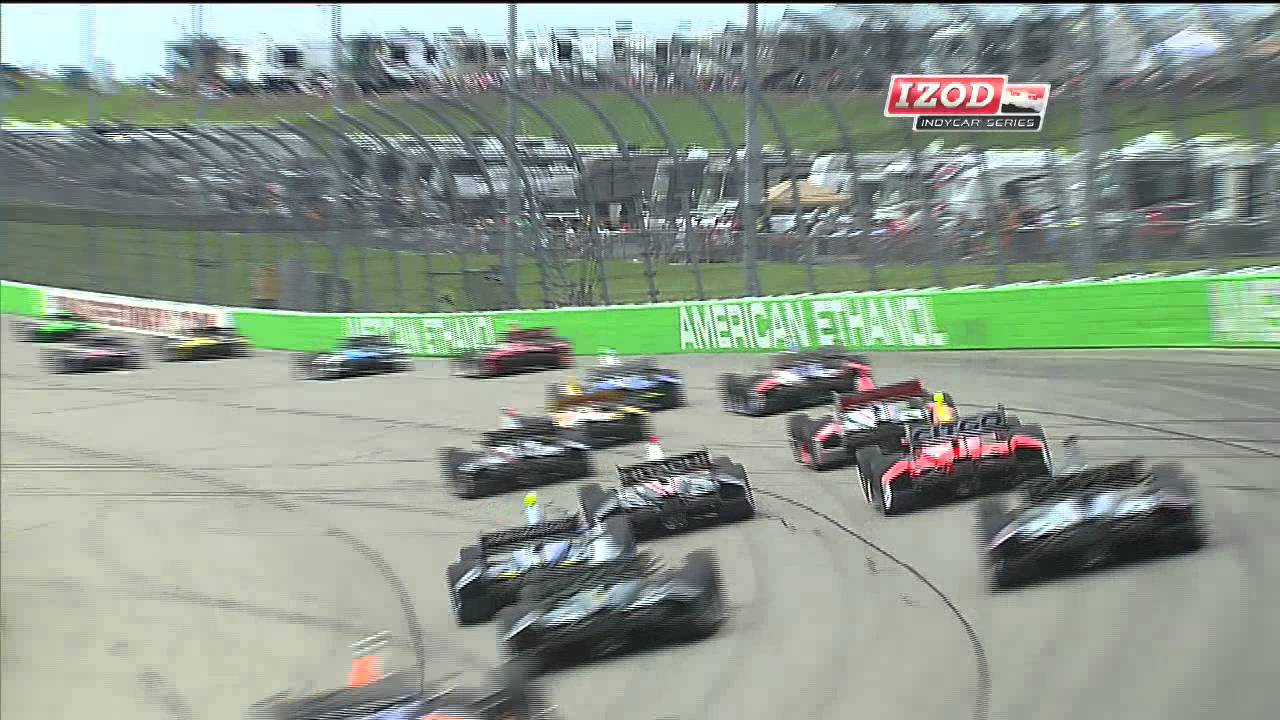 2013 IZOD IndyCar Iowa Corn 250 Race Highlights