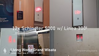 Tour of Schindler 5000 Lifts / Elevators - Living World Grand Wisata, Bekasi, West Java