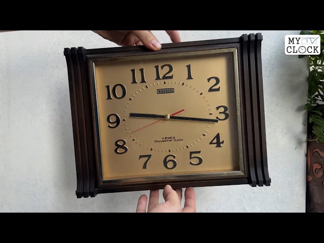 CITIZEN トランジスタクロック 4JEWELS 掛時計 Citizen 4 Jewels Transistor Clock 1970s | シチズン トランジスタ