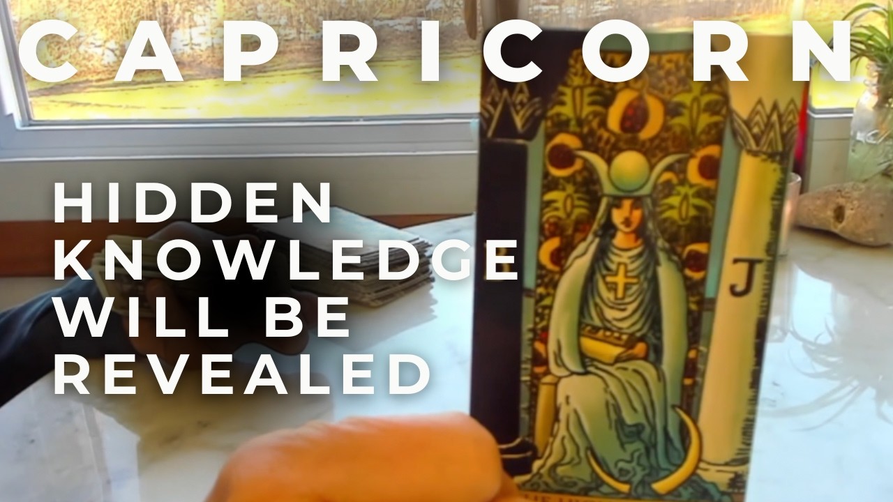 Capricorn Something You Know Will Create Movement