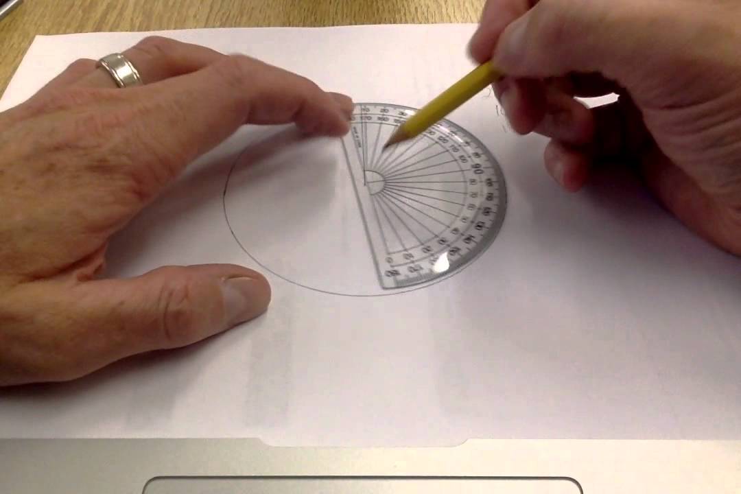 How To Make A Pie Chart With A Protractor