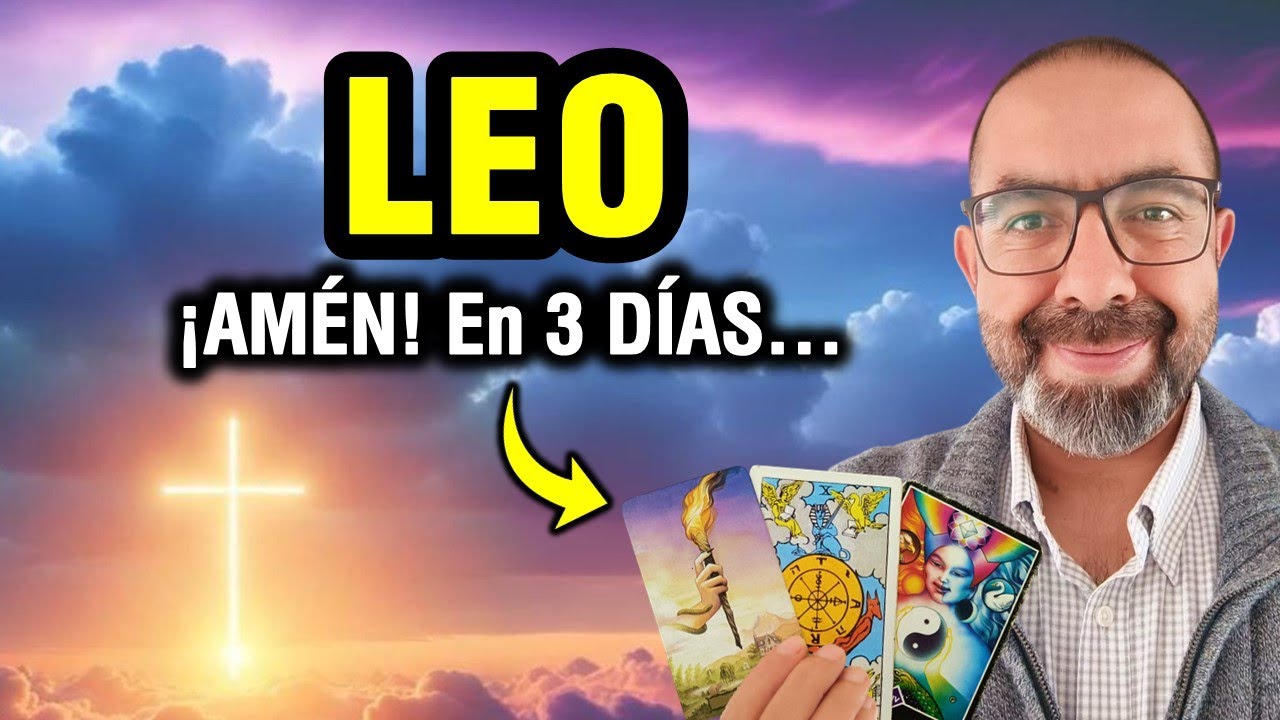 Leo ♌️ Ocurre un MILAGRO 🙏🌈 Tu FE manifiesta este CAMBIO 🔮 TAROT ...