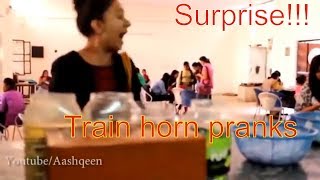 Best of train horn pranks pt 2 | Train horn pranks compilation