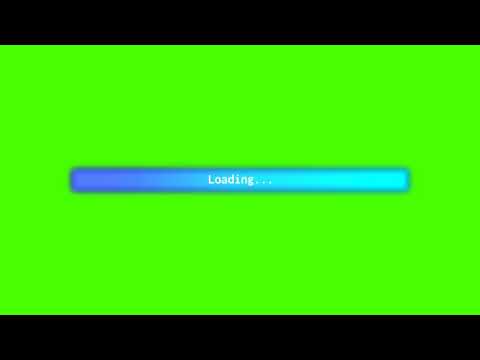 Loading Bar Process #5 / Greenscreen HD for Vlogs