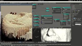 [Blender] Animation Nodes - Voxel test