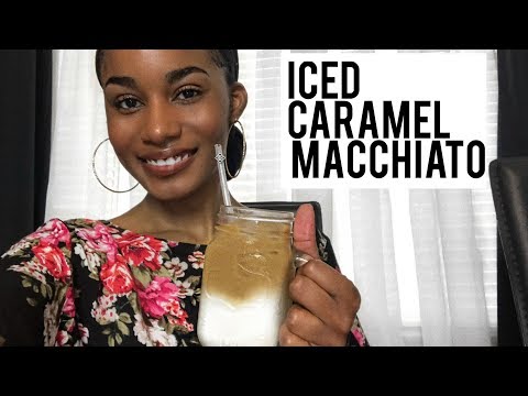 DIY ICE CARAMEL MACCHIATO RECIPE | BETTER THAN STARBUCKS