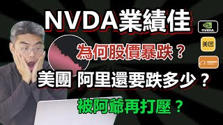 NVDA 財報佳，為何股價暴跌？美團暴跌，3690、9988 阿里巴巴還要跌多少？股票直播｜英偉達/輝達、BABA股票如何部署？美股｜港股｜股市分析｜Chief Papa 張志雲