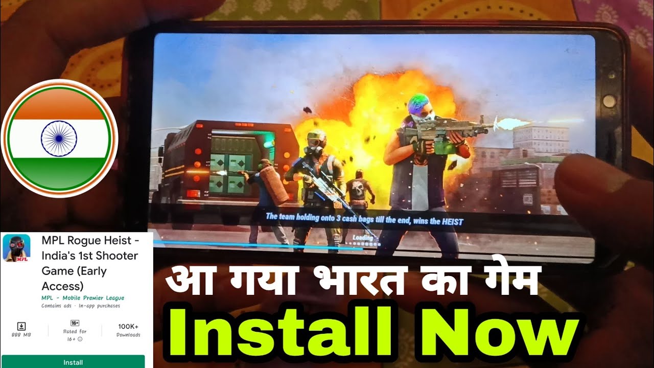 GOOD NEWS 😍 INDIAN GAME Launched | MPL Rogue Heist Shooter Game Download |  Rogue Heist Gameplay