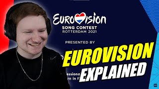 AMERICAN REACTS to What is EUROVISION?? (EUROVISION EXPLAINED)