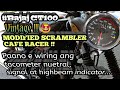 TACOMETER INSTALLATION TURORIAL FOR CAFE  RACER AND SCRAMBLER ║ FULL TUTORIAL ║