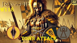 Decisive Win118 💪Town Attack🔥This is Total War LEGENDARY Lusitani Ep20 🤩 Rome2 Total War Series⚔