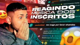 (VOLTAMOS...) REAGINDO AO VIVO MUSICAS do CHAT 🤯😱 | Shanoba