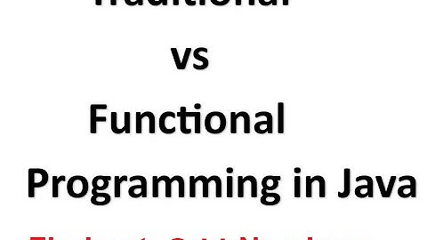 Traditional vs Functional Programming in Java-04 #How to find out odd numbers #2024