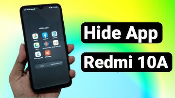 How To Hide App in Redmi 10A,Redmi 10A main apps hide kaise karen,Hide app redmi 10a, Redmi App Hide