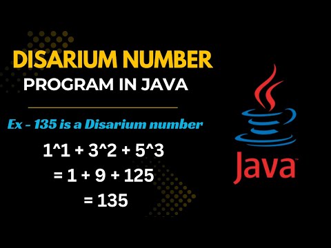 Disarium Number Program in Java | Easy Methods FOR ICSE, ISC #javaprogramming