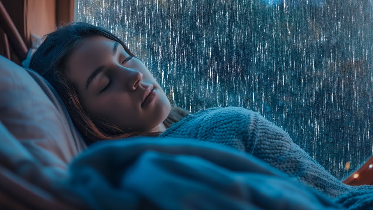 Fall Asleep Fast Tonight with Gentle Rain Outside a Warm Cabin - 10 hr Rain