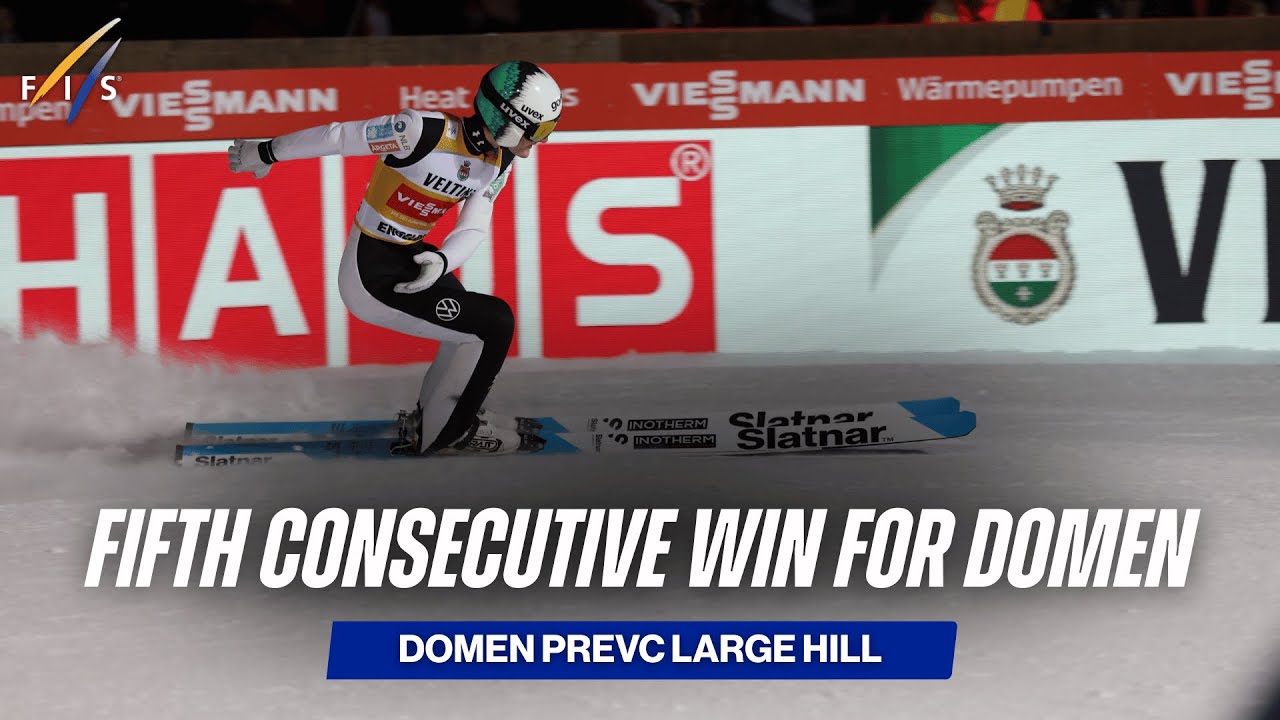 Domen is unstoppable! | FIS Ski Jumping