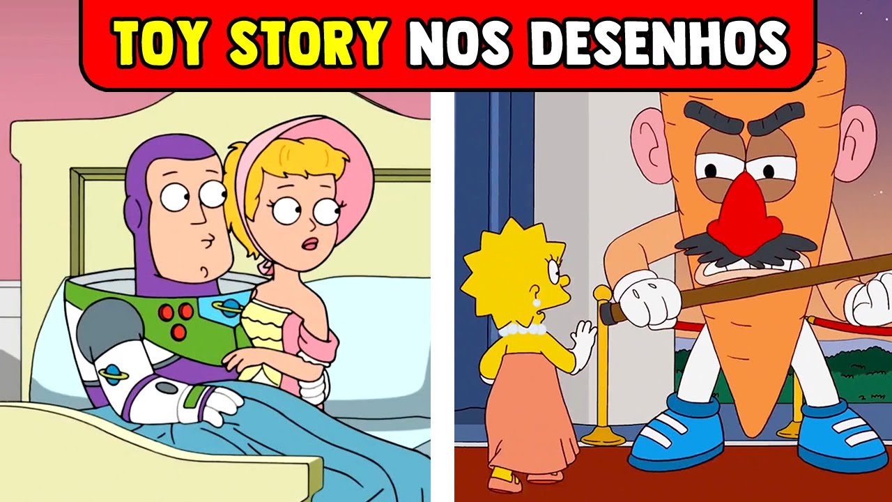 44 APARIÇÕES DE TOY STORY EM OUTROS DESENHOS