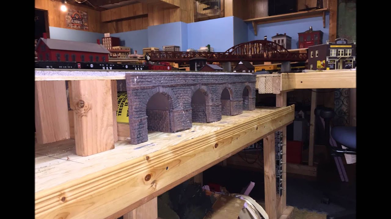 3FT O scale Stone Arch Bridge YouTube
