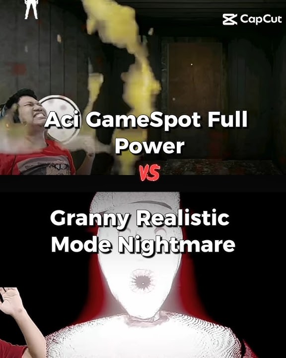 Aci GameSpot FullPower Vs Granny Realistic Mode Nightmare! #acigamespot #capcutedit  #trendingshorts