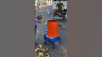 Máy Băm Rơm Dừa 1 Pha Băm Cả Quả Dừa Năng Suất 500kg/h Bình Quân Group