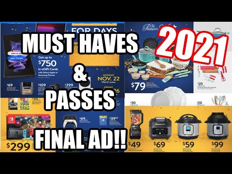 FINAL WALMART BLACK FRIDAY 2021 AD! WALMART BLACK FRIDAY 2021! NICOLE BURGESS