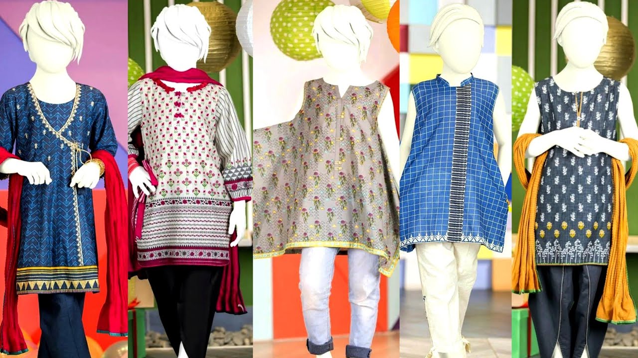 New babies Cotton Dresses Collection For ramadan/Eid||4to10 years Girls Cotton Dress