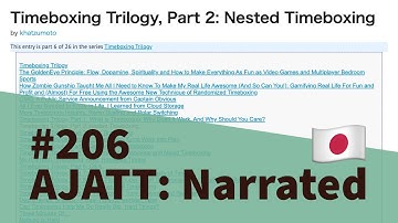 Timeboxing Trilogy, Part 2: Nested Timeboxing - AJATT: Narrated #206
