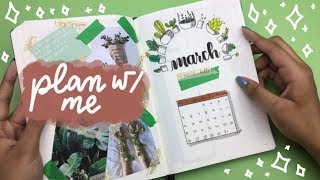 PLAN WITH ME | March 2018 Bullet Journal Setup