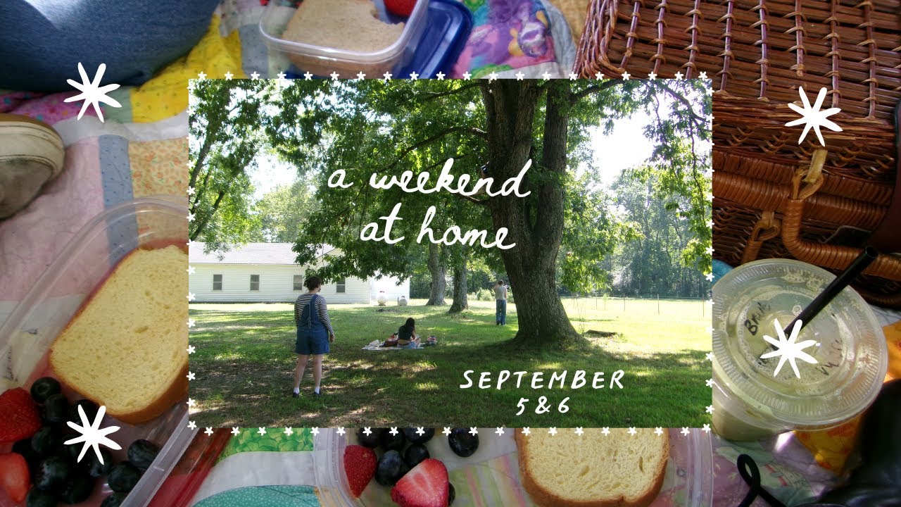 a weekend at home
